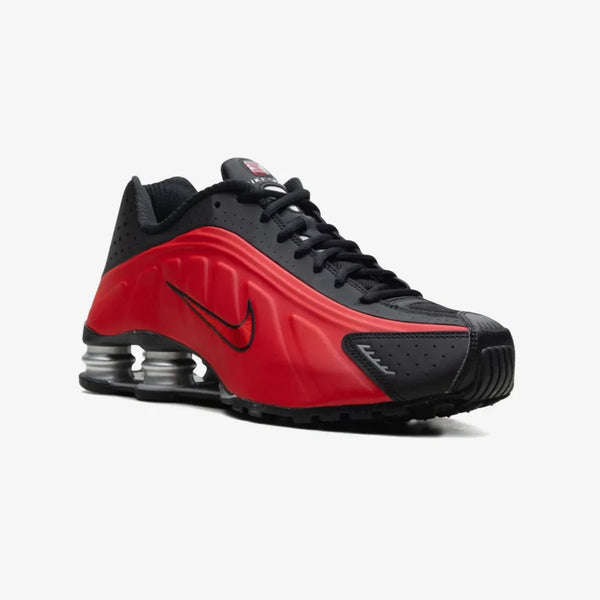 NIKE Shox R4 Rojo Plateado
