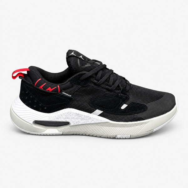 JORDAN AIR Cadence Negro Rojo