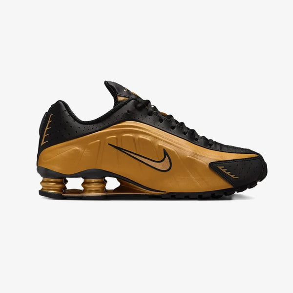 NIKE Shox R4 Dorado Negro