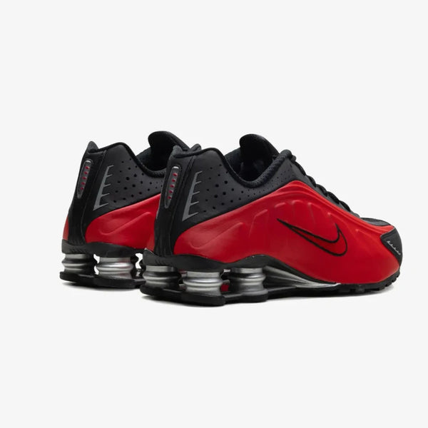 NIKE Shox R4 Rojo Plateado