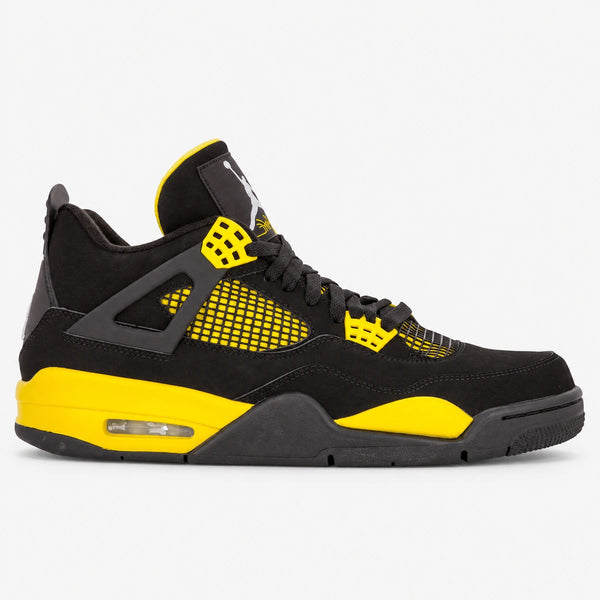 JORDAN RETRO 4 Negro Amarillo