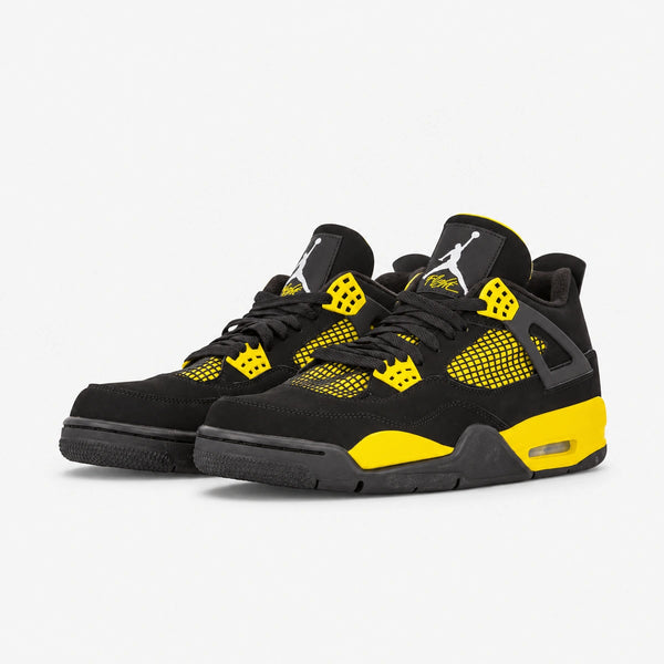 JORDAN RETRO 4 Negro Amarillo