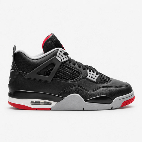 JORDAN RETRO 4 Negro Rojo Gris