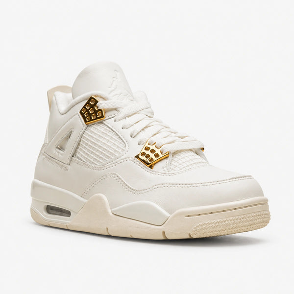 JORDAN RETRO 4 Blanco Dorado