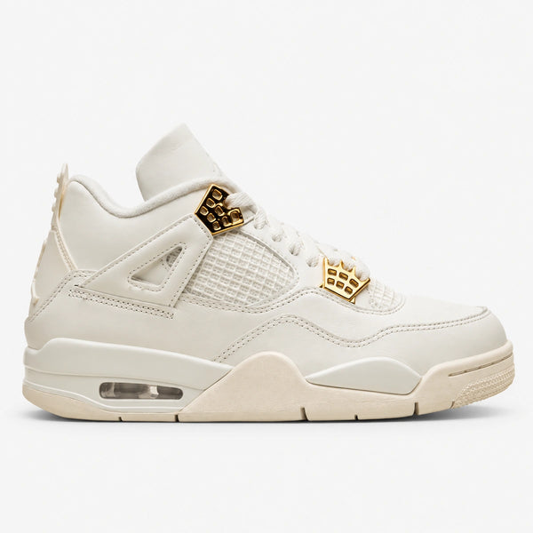 JORDAN RETRO 4 Blanco Dorado