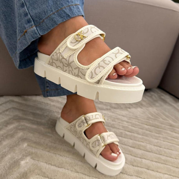 Sandalia CK Beige