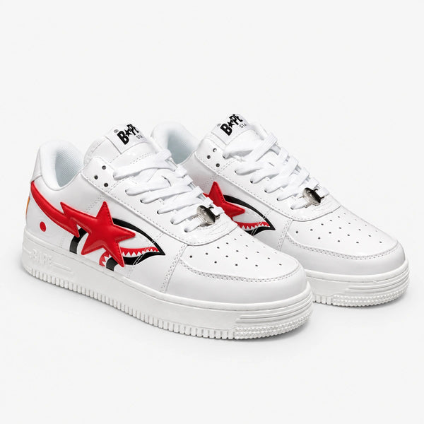 BAPE Sta Low Shark Blanco