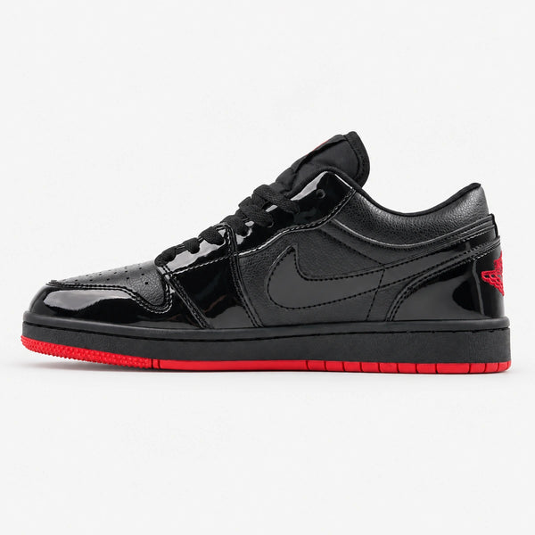 JORDAN RETRO 1 LOW Negro Rojo Sharol