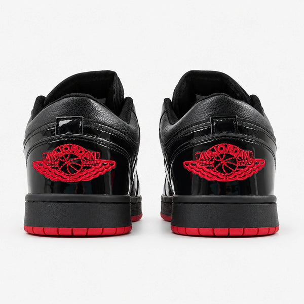 JORDAN RETRO 1 LOW Negro Rojo Sharol