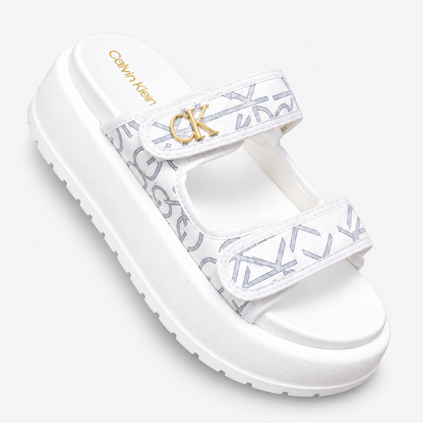 Sandalia CK Plataforma Blanca