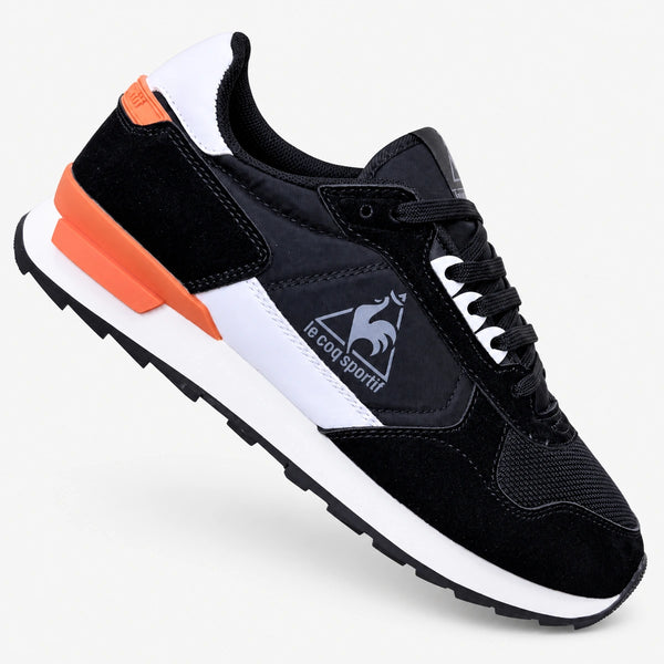 LE COQ SPORTIF Negro Naranja Blanco