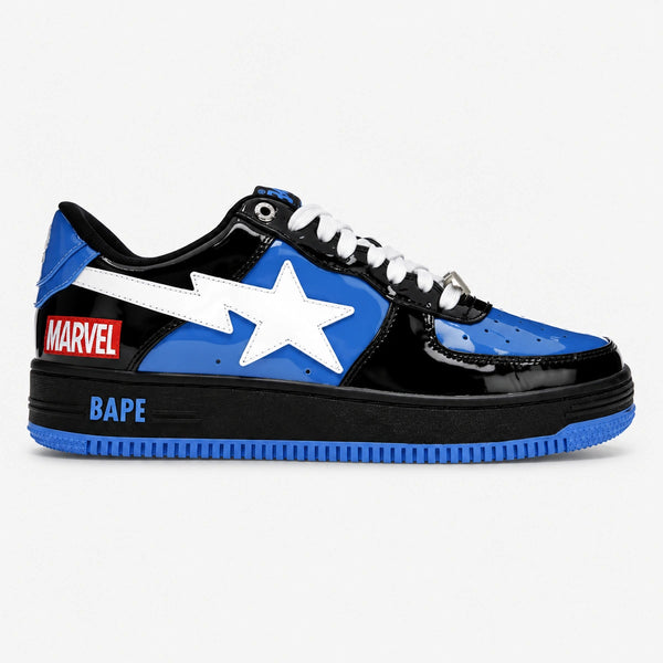 BAPE Sta Low Azul Negro