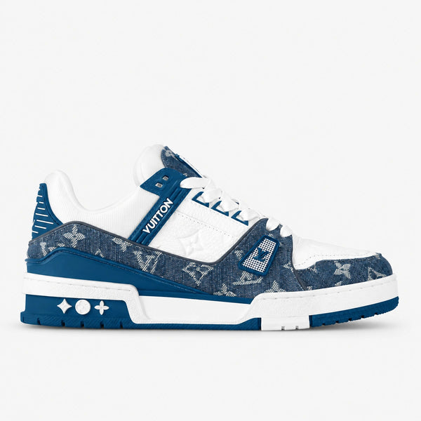 LOUIS VUITTON TRAINER AZUL Blanco