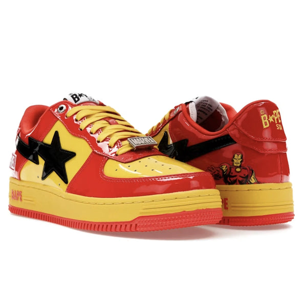 BAPE Sta Low Rojo Amarillo